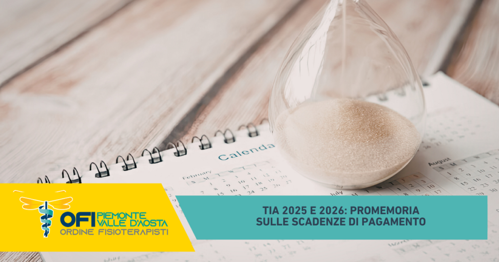 TIA 2025 e 2026: promemoria sulle scadenze di pagamento